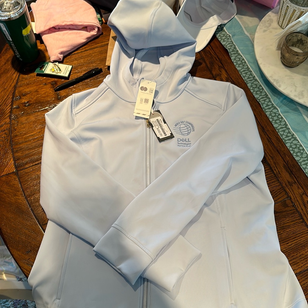 Fairway And Greene Xl Ladies Light Blue Hoodie Nwt